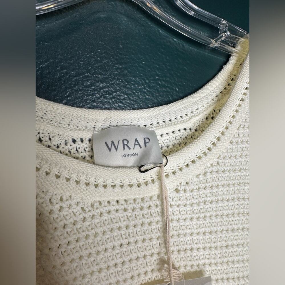 New With Tags WRAP London Loose Knit Short Sleeve Top - Picture 6 of 8